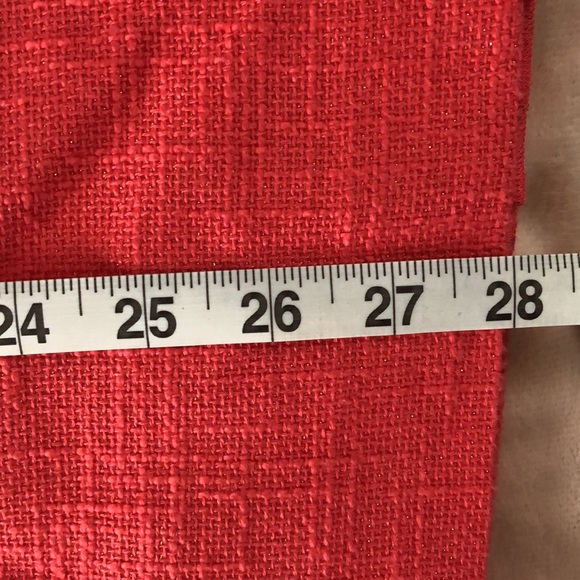 J.Crew Coral & Gold Strapless Dress - Picture 11 of 11